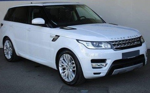 Left hand drive LANDROVER RANGE ROVER SPORT SDV6 HSE